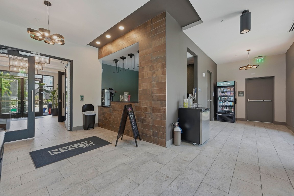 The Sloan at LoSo apartments in Charlotte, NC community amenities coffee barista