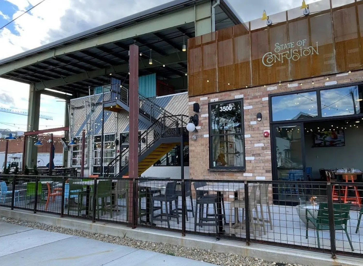 The Sloan at LoSo Apartments in Charlotte, NC, neighborhood area restaurant and bar The State of Confusion